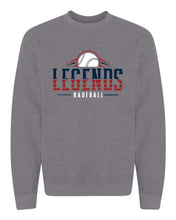 Load image into Gallery viewer, Gray Legends Baseball Split Font Design