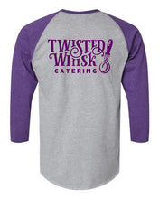 Load image into Gallery viewer, Vintage Purple 3/4 Sleeve Raglan