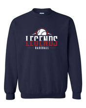 Load image into Gallery viewer, Navy Legends Baseball Split Font Design