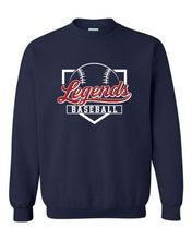 Load image into Gallery viewer, Navy Legends Baseball Home Plate Design