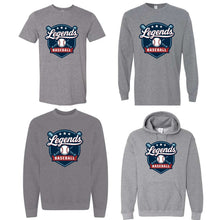 Load image into Gallery viewer, Gray Legends Baseball Badge Design