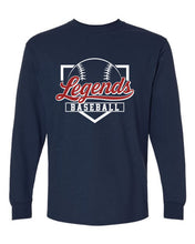 Load image into Gallery viewer, Navy Legends Baseball Home Plate Design