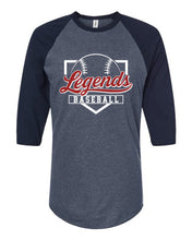 Load image into Gallery viewer, Navy Legends Baseball Home Plate Design