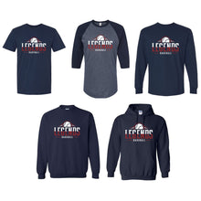 Load image into Gallery viewer, Navy Legends Baseball Split Font Design