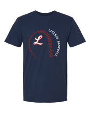 Load image into Gallery viewer, Navy Legends Baseball Curve Design