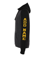 Load image into Gallery viewer, Wyoming Underground Wrestling Raglan Hooded Sweatshirt (Add'l Color!)