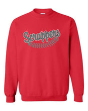 Load image into Gallery viewer, Scrappers Baseball Crewneck Sweatshirt - Youth and Adult