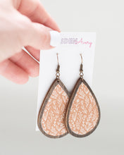 Load image into Gallery viewer, Mustard Floral Teardrop