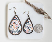 Load image into Gallery viewer, Mustard Floral Teardrop