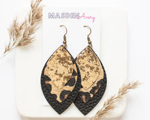 Load image into Gallery viewer, Triple Layer Leopard Earrings
