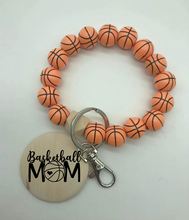 Load image into Gallery viewer, Customizable Sports Keychain (other sport options available)