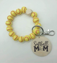 Load image into Gallery viewer, Customizable Sports Keychain (other sport options available)