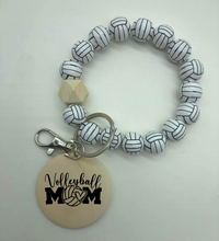 Load image into Gallery viewer, Customizable Sports Keychain (other sport options available)