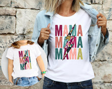 Load image into Gallery viewer, Mama Multi-color Lightning Bolt