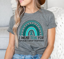 Load image into Gallery viewer, I Wear Teal for Cervical Cancer Awareness