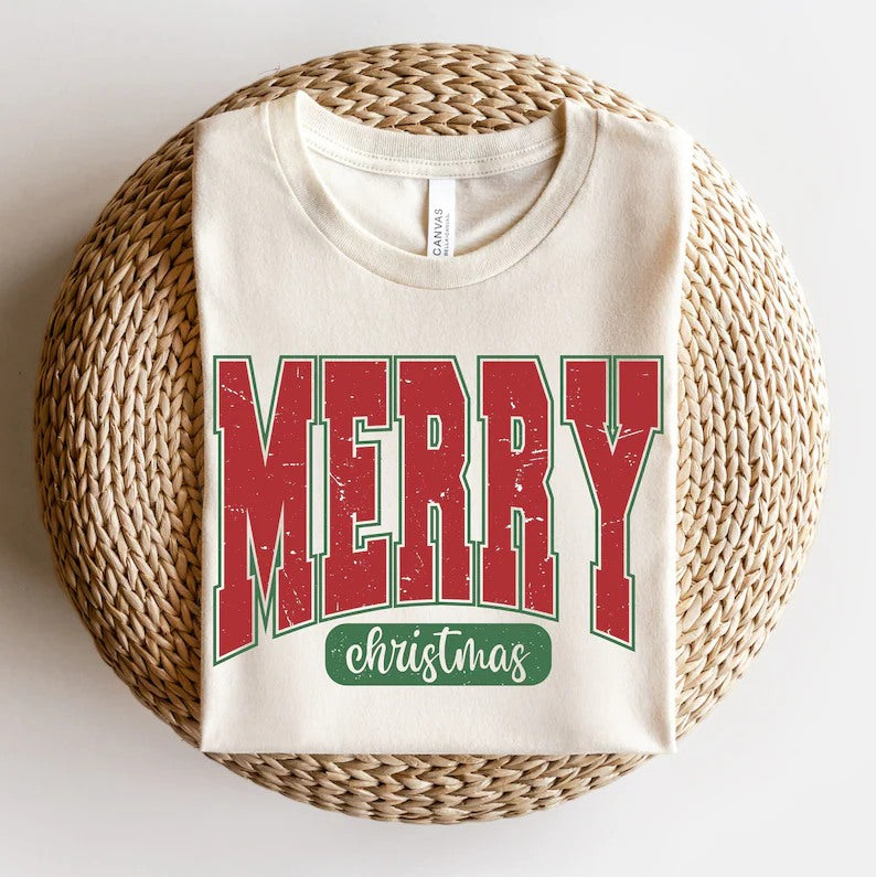 Merry Christmas Distressed