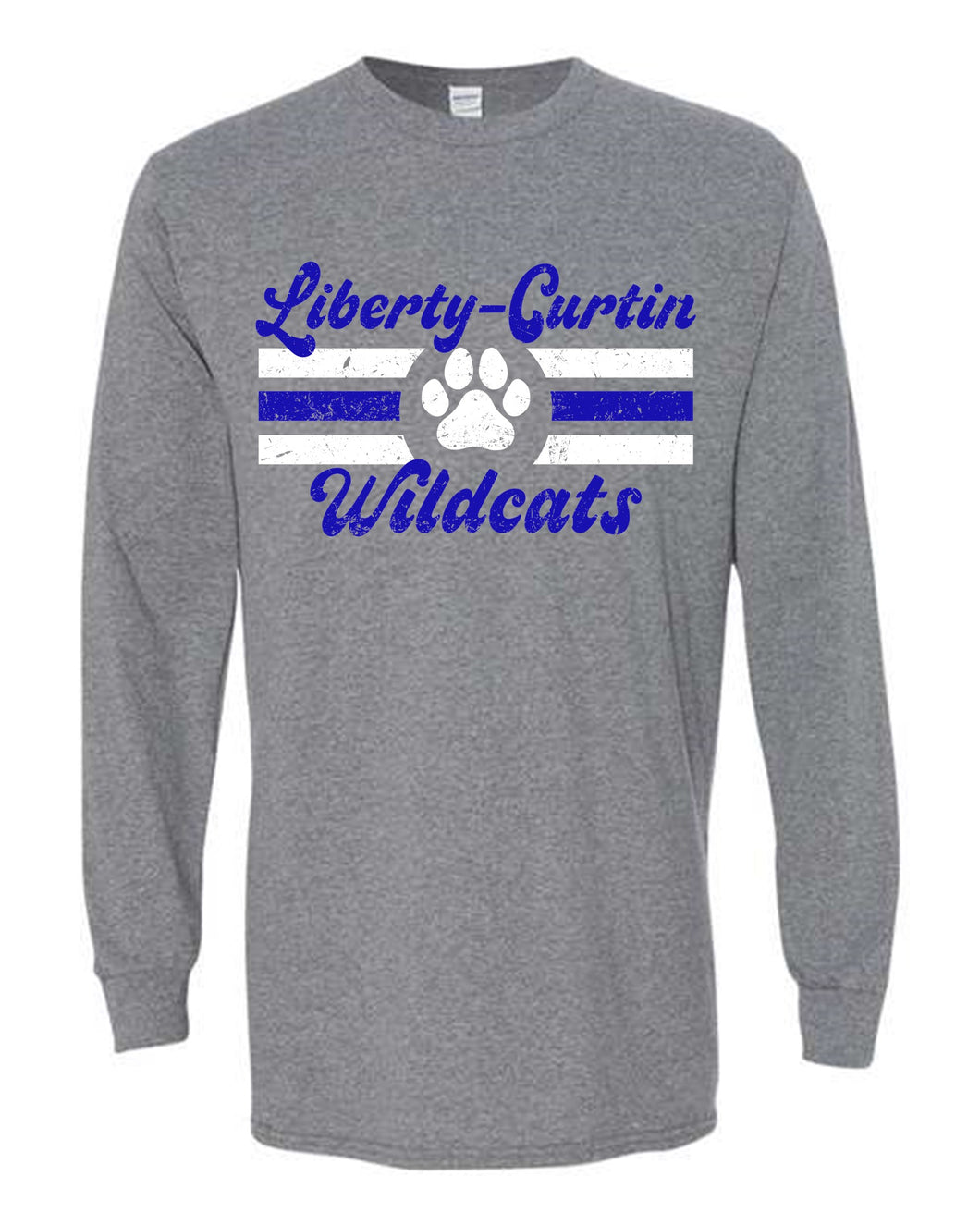 Vintage Wildcats (Option of LC or CM) Long Sleeve (Youth and Adult)