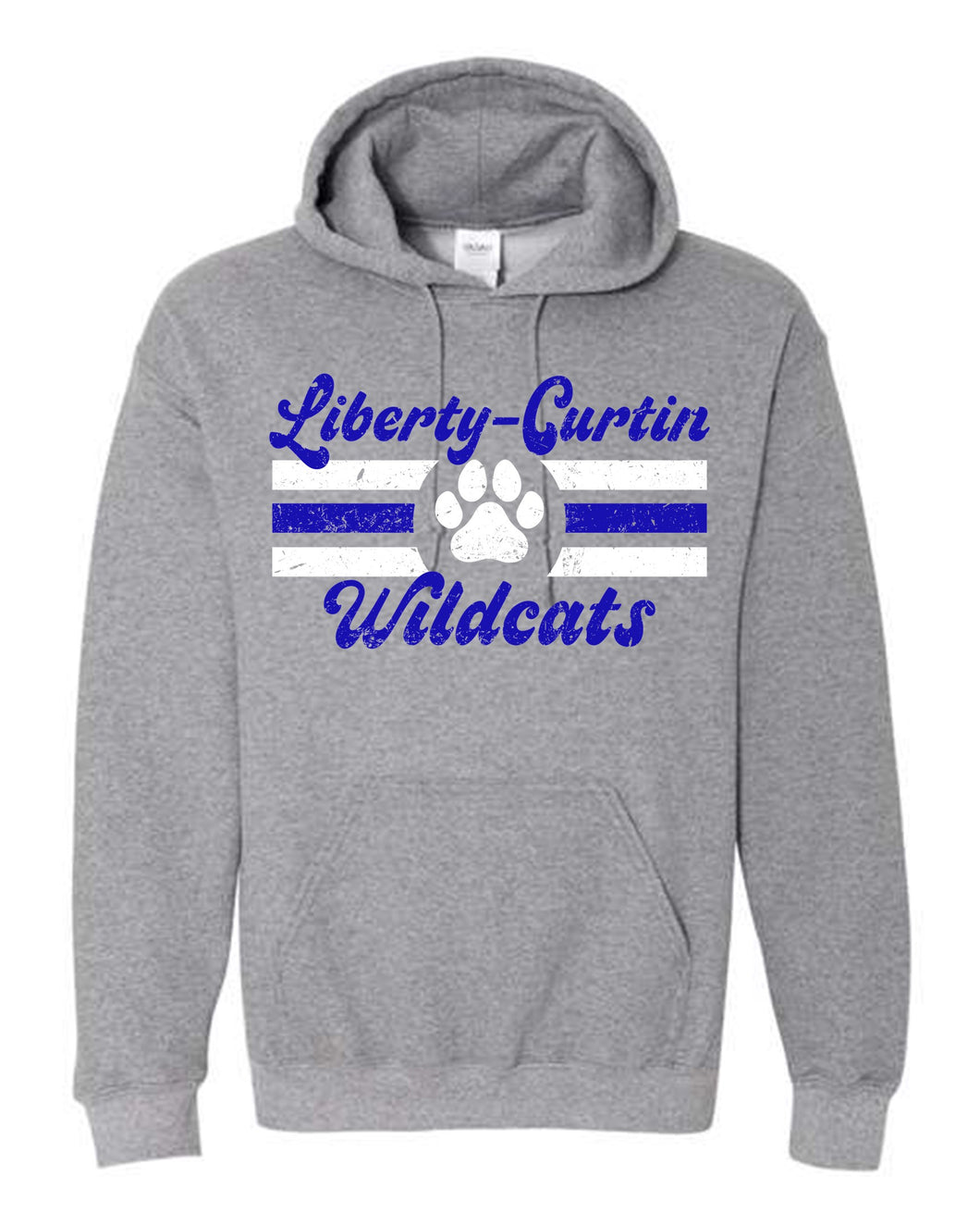 Vintage Wildcats (Option of LC or CM) Hoodie (Youth and Adult)