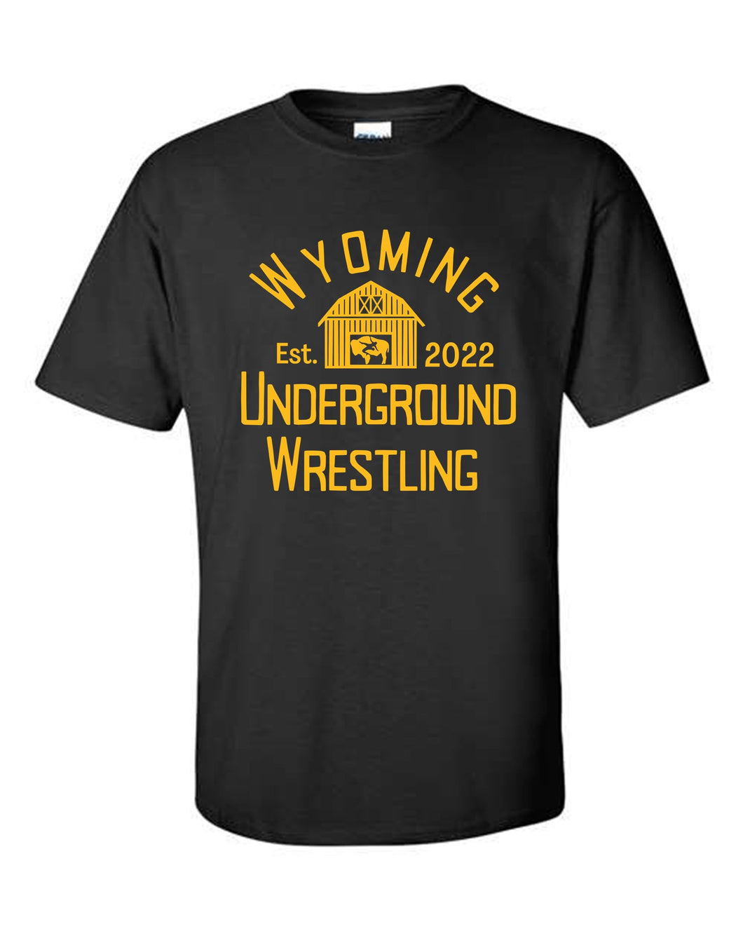 Wyoming Underground Wrestling Short Sleeve (Add'l Colors!)