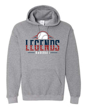 Load image into Gallery viewer, Gray Legends Baseball Split Font Design
