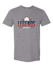 Load image into Gallery viewer, Gray Legends Baseball Split Font Design
