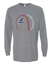Load image into Gallery viewer, Gray Legends Baseball Curve Design
