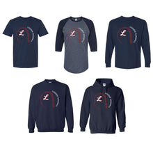 Load image into Gallery viewer, Navy Legends Baseball Curve Design
