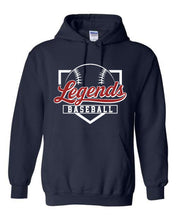 Load image into Gallery viewer, Navy Legends Baseball Home Plate Design
