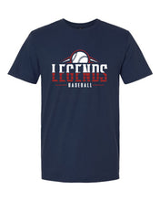 Load image into Gallery viewer, Navy Legends Baseball Split Font Design
