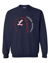 Load image into Gallery viewer, Navy Legends Baseball Curve Design
