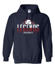 Load image into Gallery viewer, Navy Legends Baseball Split Font Design
