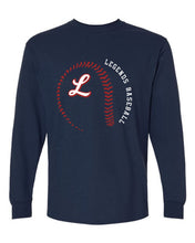 Load image into Gallery viewer, Navy Legends Baseball Curve Design
