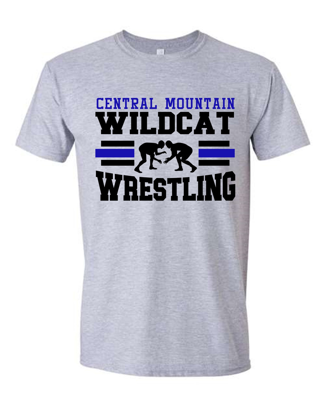 Central Mountain Wildcats Wrestling Style 2 - Click for Additional Styles (Youth and Adult)