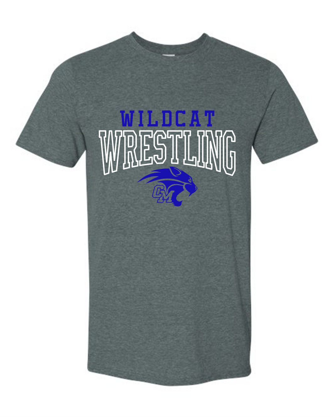 Central Mountain Wildcats Wrestling Style 6 - Click for Additional Styles (Youth and Adult)