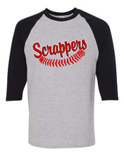 Load image into Gallery viewer, Scrappers Baseball Raglan (Adult Sizes Only)
