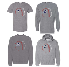 Load image into Gallery viewer, Gray Legends Baseball Curve Design
