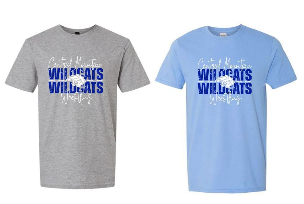 Central Mountain Wildcats Wrestling Style 11 - Click for Additional Styles (Youth and Adult)