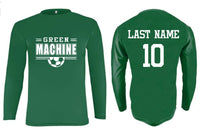 Load image into Gallery viewer, Green Machine Soccer Long Sleeve (Youth and Adult)
