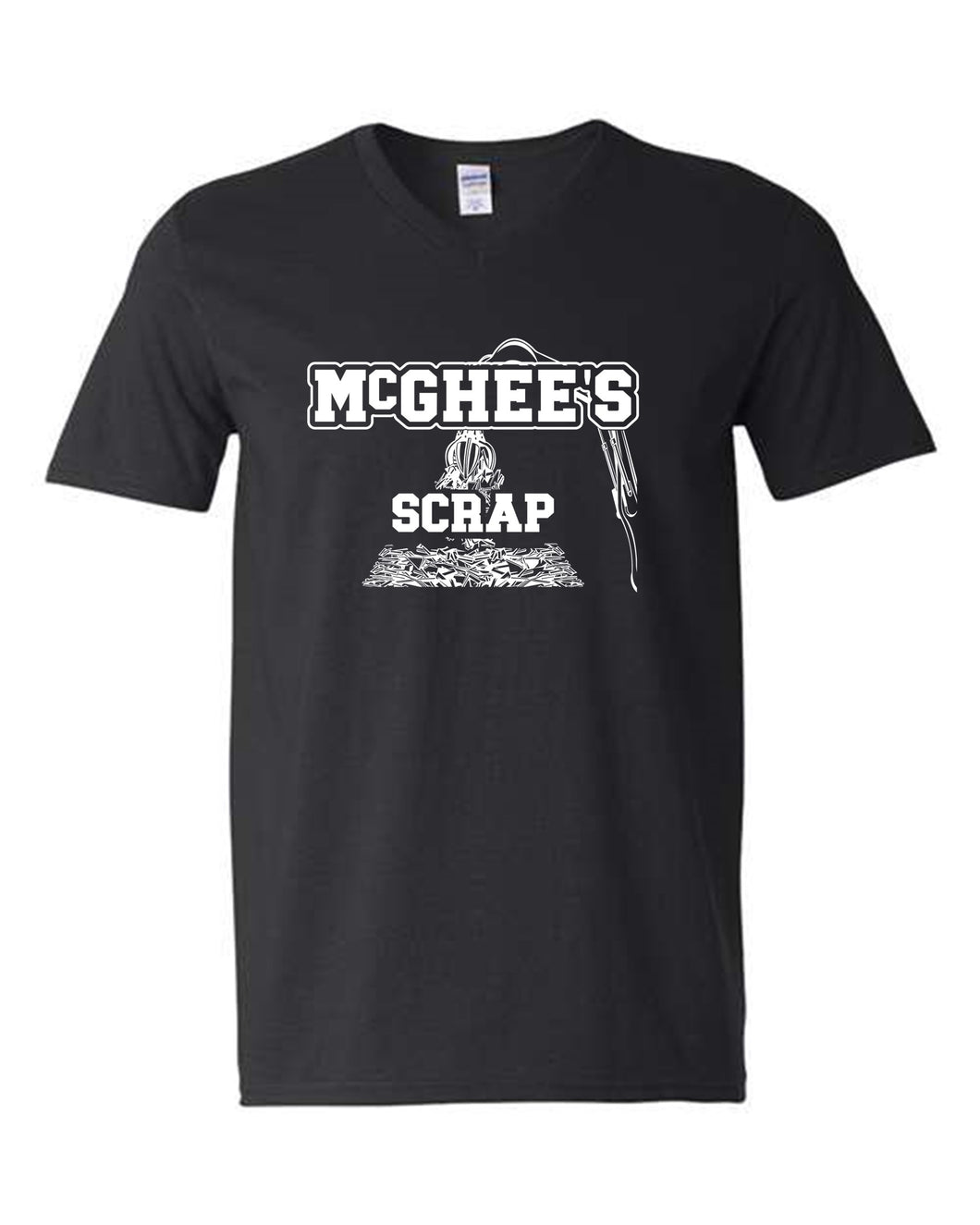 McGhee's Scrap V-Neck Short Sleeve - Adult Sizes Only