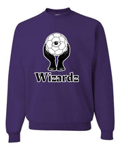 Load image into Gallery viewer, Wizardz Soccer Crewneck Sweatshirt (Youth and Adult)

