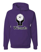 Load image into Gallery viewer, Wizardz Soccer Hooded Sweatshirt (Youth and Adult)
