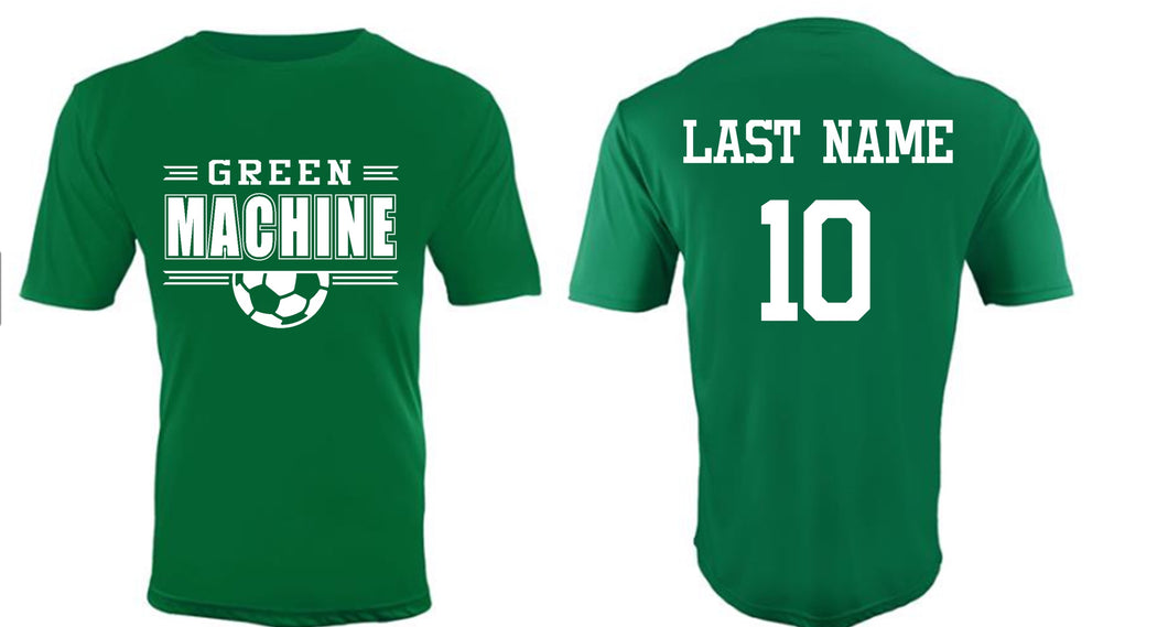 Green Machine Soccer Short Sleeve (Youth and Adult)