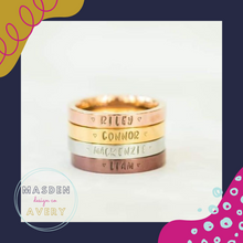 Load image into Gallery viewer, Custom Hand-Stamped Ring
