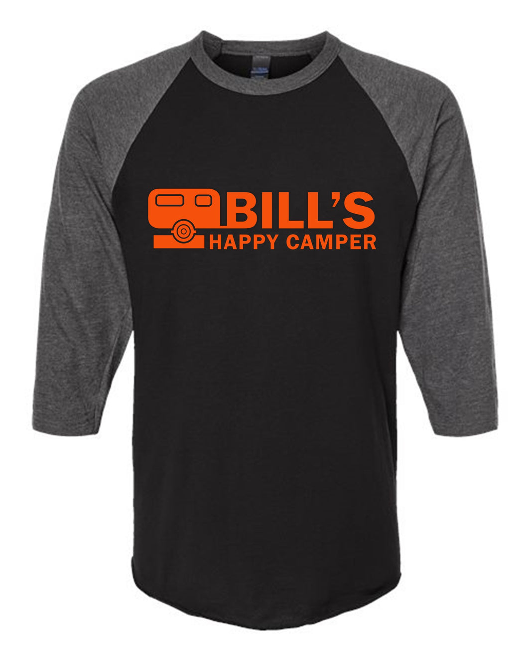 Bill's Happy Camper Three Quarters Sleeve