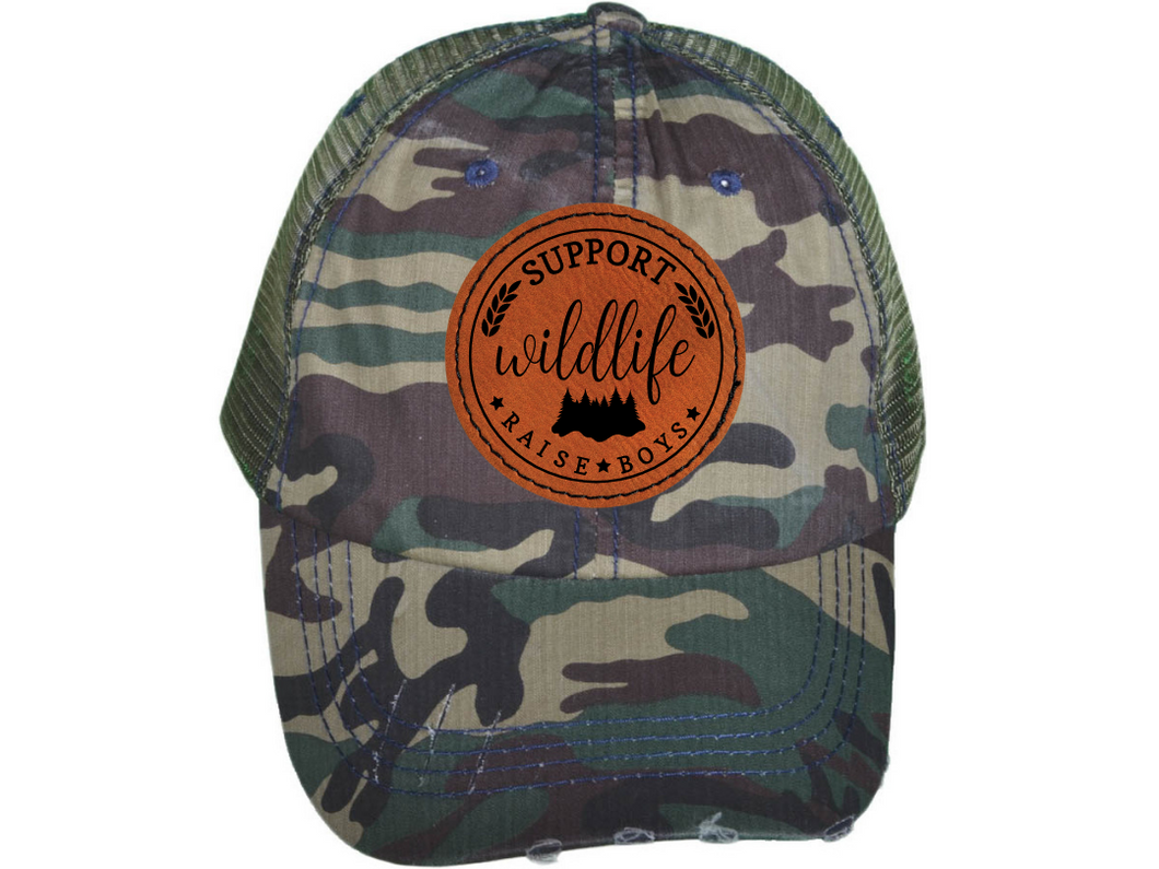 Support Wildlife Raise Boys Hat (more colors available)