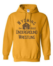 Load image into Gallery viewer, Wyoming Underground Wrestling Hooded Sweatshirt
