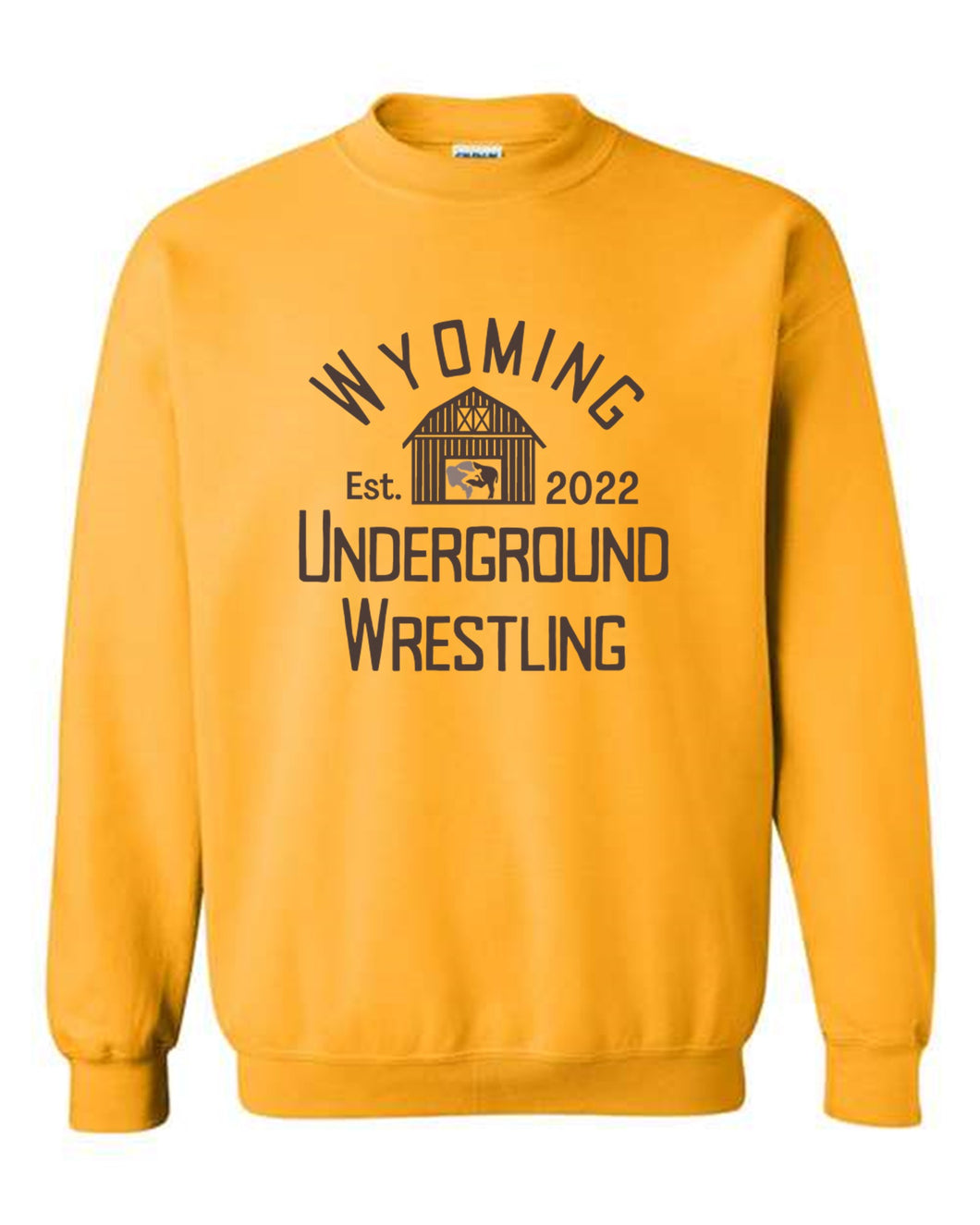 Wyoming Underground Wrestling Crewneck Sweatshirt