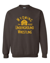 Load image into Gallery viewer, Wyoming Underground Wrestling Crewneck Sweatshirt
