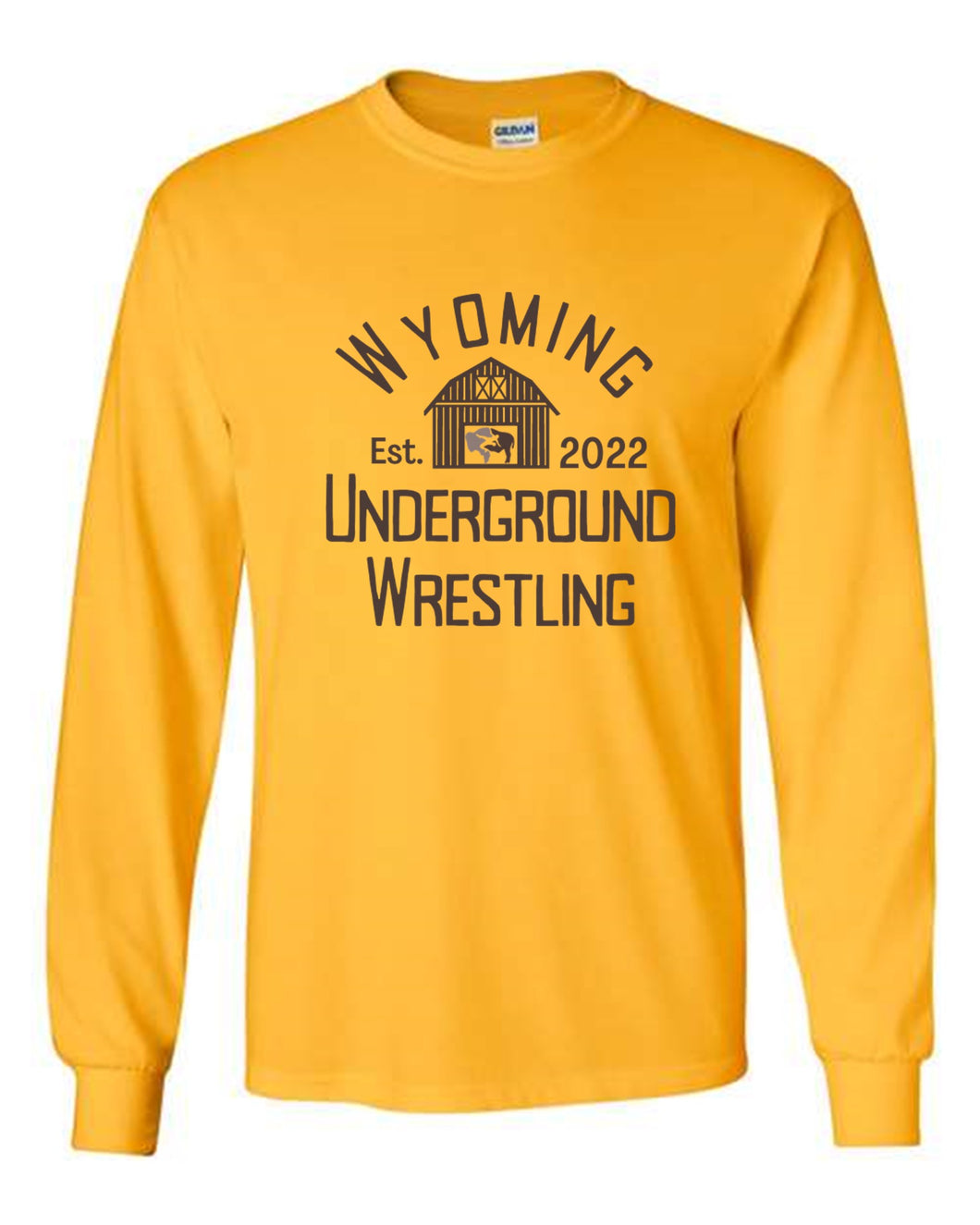 Wyoming Underground Wrestling Long Sleeve (Add'l Colors!)
